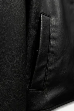 Outlet CAZADORA EFECTO PIEL Mujer Chaquetas / Cazadoras