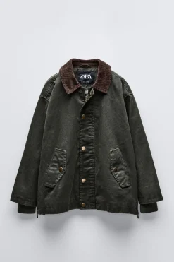 Niños ZARA 6 - 14 Años·Abrigos|6 - 14 Años·Abrigos<CAZADORA ENCERADA