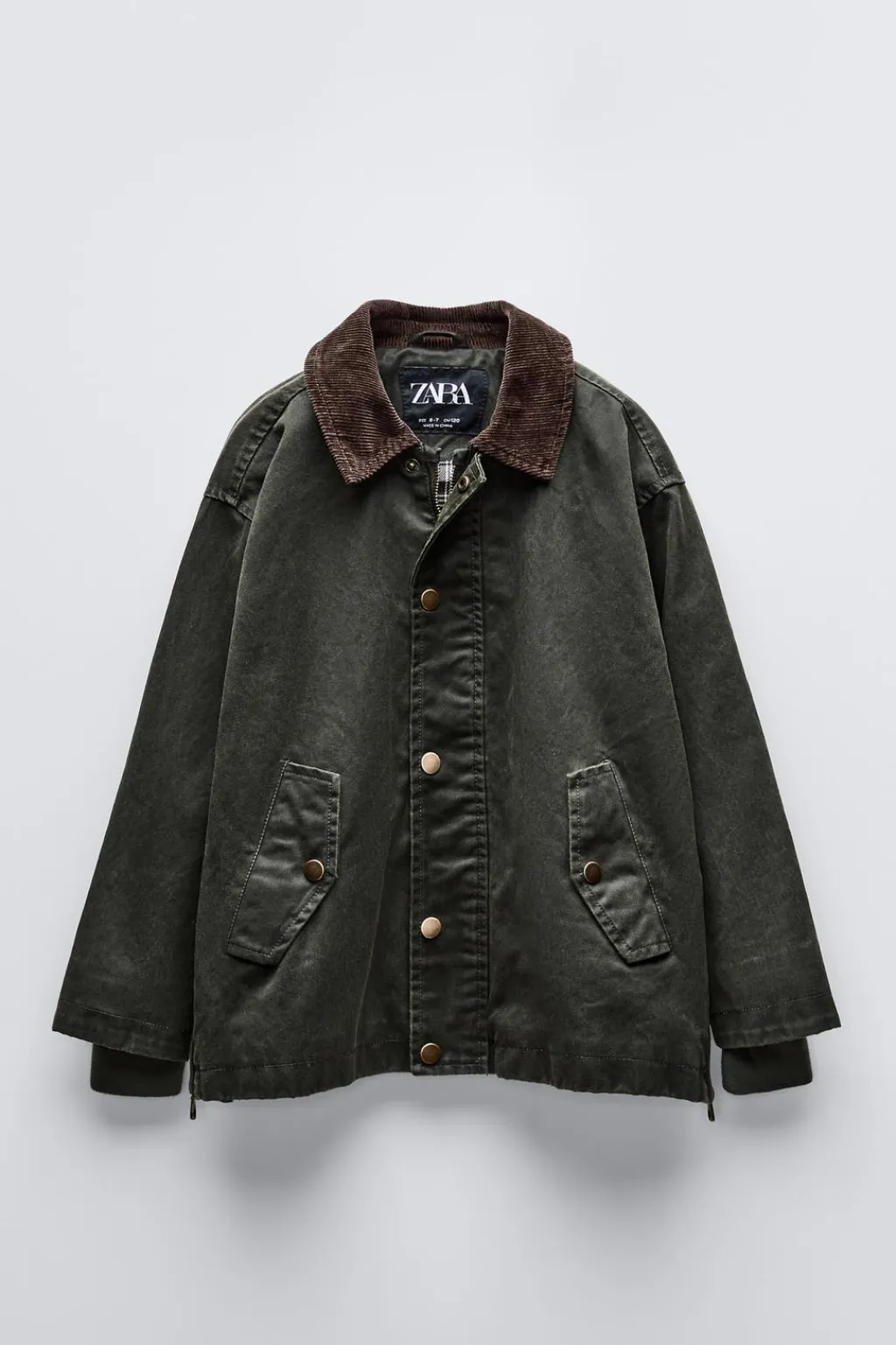 Niños ZARA 6 - 14 Años·Abrigos|6 - 14 Años·Abrigos<CAZADORA ENCERADA