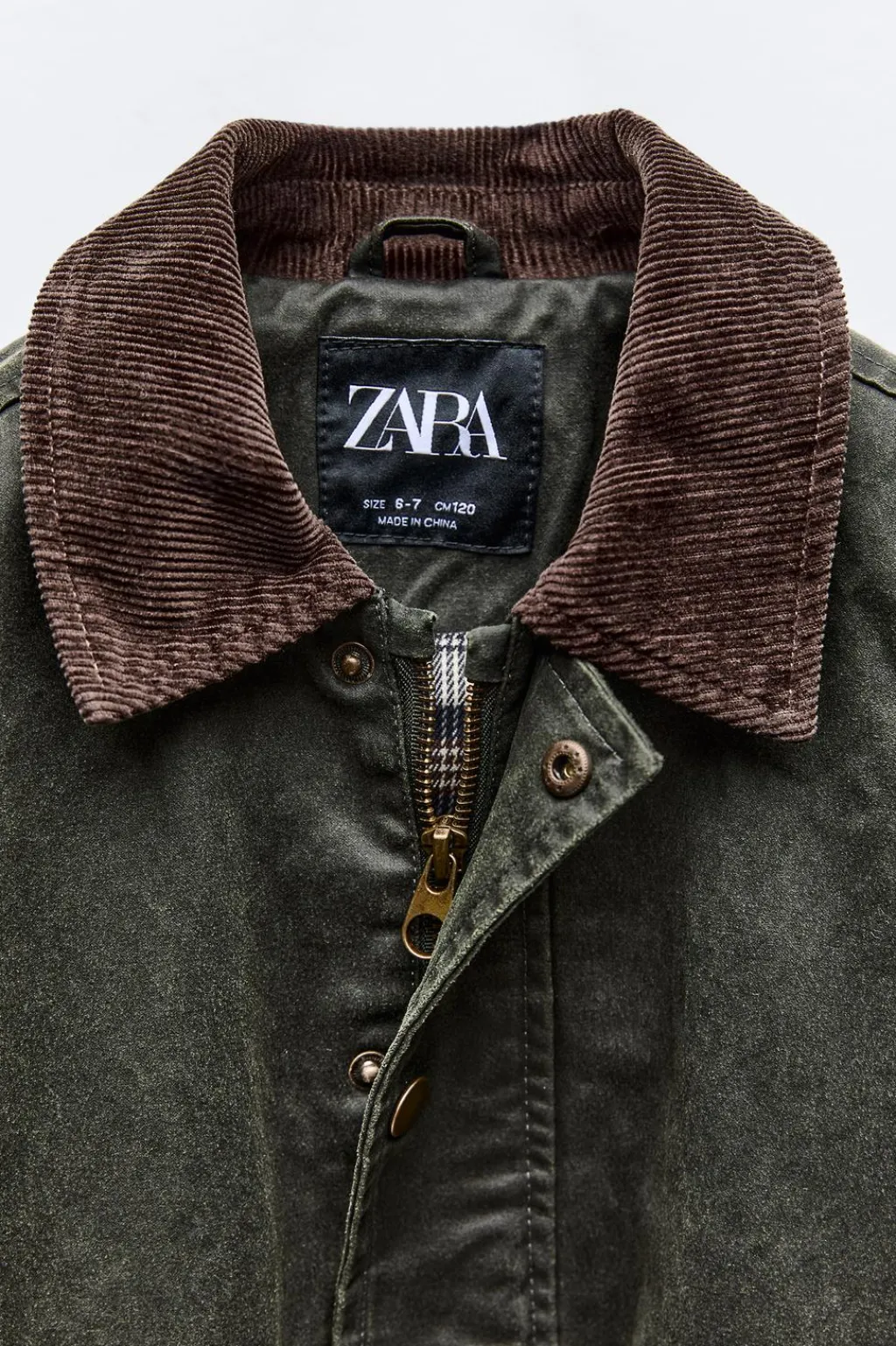 Niños ZARA 6 - 14 Años·Abrigos|6 - 14 Años·Abrigos<CAZADORA ENCERADA