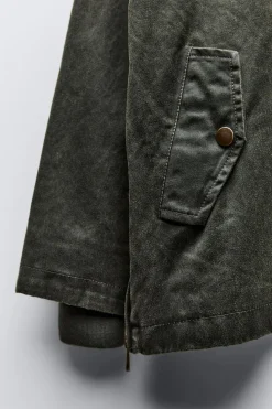 Niños ZARA 6 - 14 Años·Abrigos|6 - 14 Años·Abrigos<CAZADORA ENCERADA