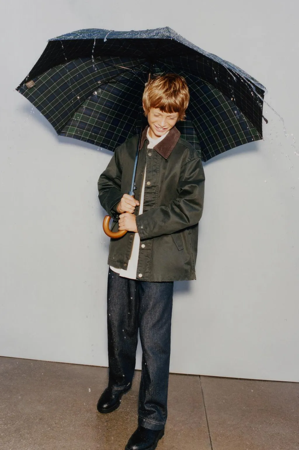 Niños ZARA 6 - 14 Años·Abrigos|6 - 14 Años·Abrigos<CAZADORA ENCERADA