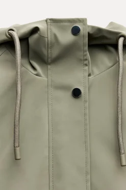 Fashion CAZADORA ENGOMADA CAPUCHA Mujer Chaquetas / Cazadoras