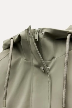 Fashion CAZADORA ENGOMADA CAPUCHA Mujer Chaquetas / Cazadoras