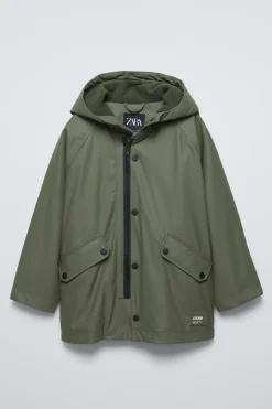 Niños ZARA 6 - 14 Años·Abrigos<CAZADORA ENGOMADA WATER REPELLENT