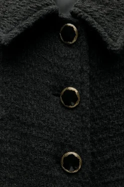 New CAZADORA ESTRUCTURA CINTURÓN Mujer Chaquetas / Cazadoras