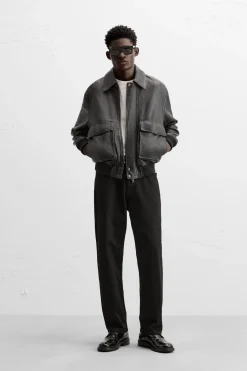 Clearance CAZADORA PIEL Hombre Piel