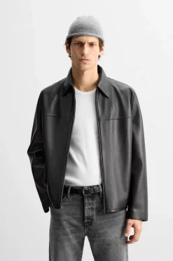 Hot CAZADORA PIEL Hombre Piel