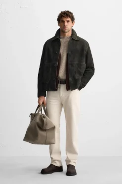 Sale CAZADORA PIEL ANTE Hombre Piel