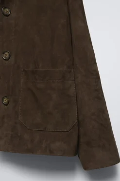 Niños ZARA 6 - 14 Años·Abrigos|6 - 14 Años·Camisas / Sobrecamisas<CAZADORA PIEL ANTE