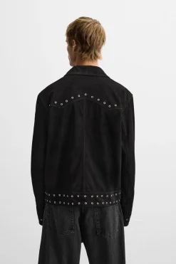 Clearance CAZADORA PIEL ANTE Hombre Piel