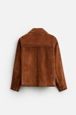 Hot CAZADORA PIEL BOLSILLOS Hombre Piel