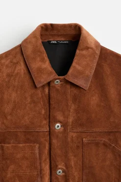 Hot CAZADORA PIEL BOLSILLOS Hombre Piel