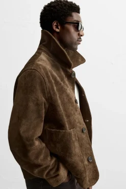 Fashion CAZADORA PIEL SERRAJE Hombre Piel