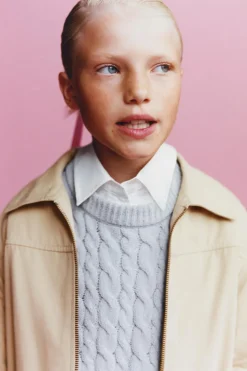 Niños ZARA 6 - 14 Años·Abrigos|6 - 14 Años·Total Look<CAZADORA RIB