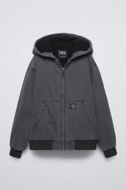 Niños ZARA 6 - 14 Años·Abrigos<CAZADORA SARGA LAVADA FORRADA