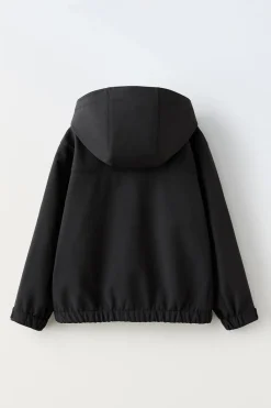 Niños ZARA 6 - 14 Años·Abrigos|6 - 14 Años·Deporte / Chándal<CAZADORA TÉCNICA CAPUCHA WATER REPELLENT