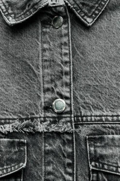 Online CAZADORA Z1975 DENIM CROP Mujer Chaquetas / Cazadoras