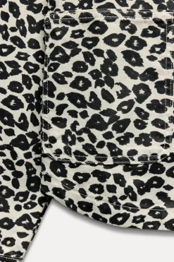Fashion CAZADORA Z1975 DENIM ESTAMPADO ANIMAL Mujer Chaquetas / Cazadoras