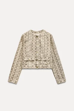 Online CAZADORA Z1975 DENIM ESTAMPADO ANIMAL Mujer Chaquetas / Cazadoras