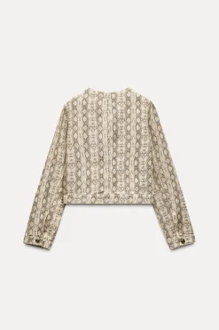 Online CAZADORA Z1975 DENIM ESTAMPADO ANIMAL Mujer Chaquetas / Cazadoras