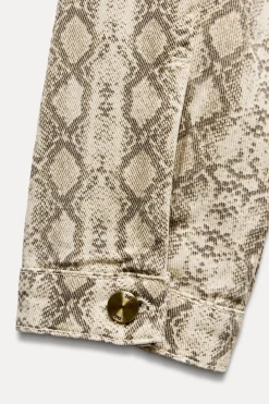 Online CAZADORA Z1975 DENIM ESTAMPADO ANIMAL Mujer Chaquetas / Cazadoras