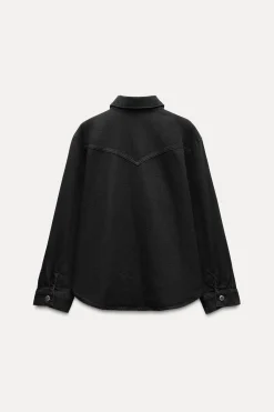 Fashion CAZADORA Z1975 DENIM FLECOS TACHAS Mujer Chaquetas / Cazadoras