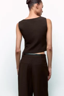 Online CHALECO ABERTURAS LATERALES Mujer Blazers / Chalecos