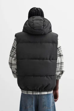 Sale CHALECO ACOLCHADO CAPUCHA Hombre Plumíferos|Chalecos