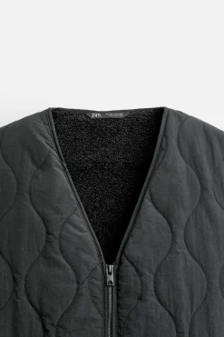 Clearance CHALECO ACOLCHADO COMBINADO Hombre Chalecos