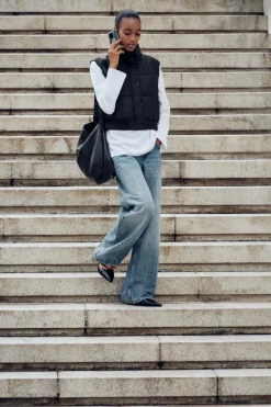 Discount CHALECO ACOLCHADO CORTO Mujer Abrigos / Anoraks