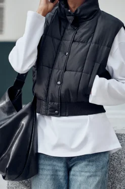 Discount CHALECO ACOLCHADO CORTO Mujer Abrigos / Anoraks