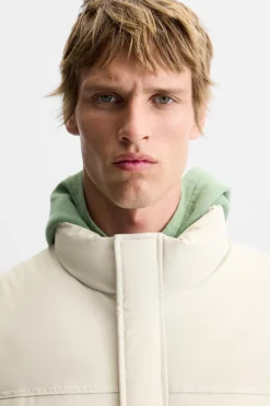 Hot CHALECO ACOLCHADO ENGOMADO Hombre Plumíferos|Chalecos