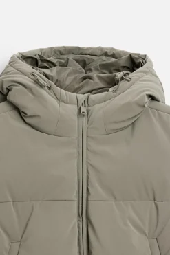 Fashion CHALECO ACOLCHADO ENGOMADO CAPUCHA Hombre Chalecos