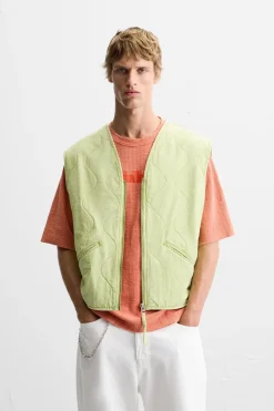 Discount CHALECO ACOLCHADO LAVADO Hombre Chalecos