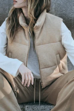 New CHALECO ACOLCHADO PUNTO Mujer Chaquetas / Cazadoras