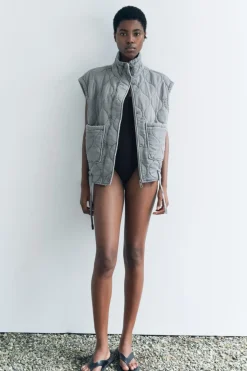 Outlet CHALECO ACOLCHADO ZW COLLECTION Mujer Chaquetas / Cazadoras