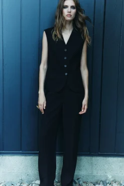 Discount CHALECO BOLSILLOS ZW COLLECTION Mujer Blazers / Chalecos