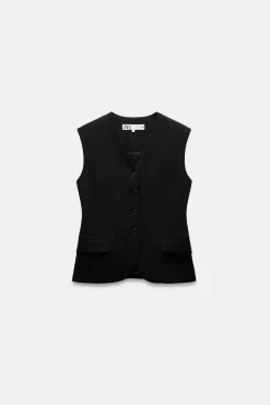 Discount CHALECO BOLSILLOS ZW COLLECTION Mujer Blazers / Chalecos