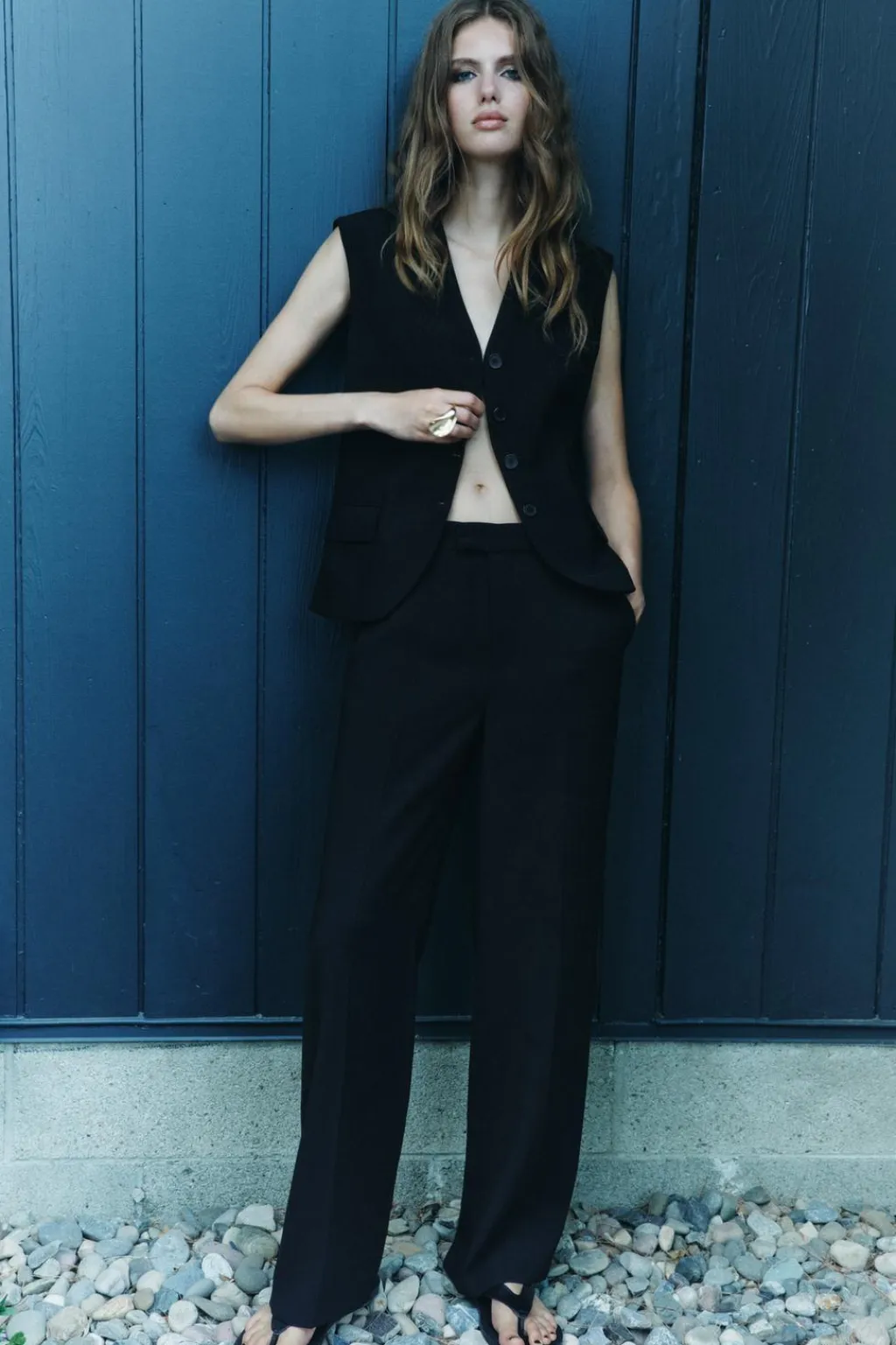 Discount CHALECO BOLSILLOS ZW COLLECTION Mujer Blazers / Chalecos