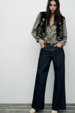 Best CHALECO BORDADO TERCIOPELO Mujer Chaquetas / Cazadoras