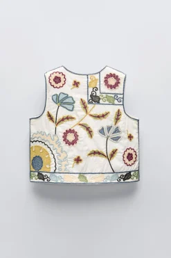 Niños ZARA 6 - 14 Años·Abrigos<CHALECO BORDADOS