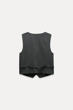 Best CHALECO CINTA ESPALDA Mujer Blazers / Chalecos