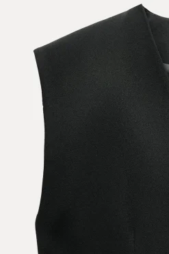 Fashion CHALECO CINTURÓN ABERTURAS ZW COLLECTION Mujer Blazers / Chalecos