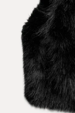 Outlet CHALECO CORTO EFECTO PELO Mujer Chaquetas / Cazadoras