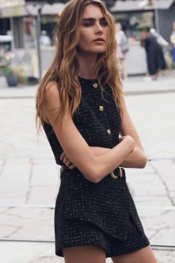 Sale CHALECO CORTO ESTRUCTURA Mujer Blazers / Chalecos