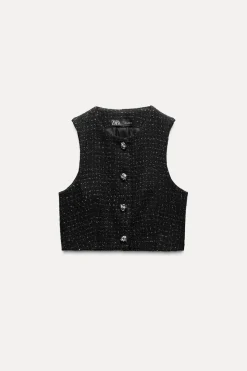 Sale CHALECO CORTO ESTRUCTURA Mujer Blazers / Chalecos