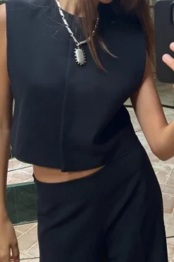 Clearance CHALECO CORTO HOMBRERAS Mujer Blazers / Chalecos