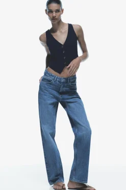 Discount CHALECO CORTO PUNTO LISO Mujer Cárdigan / Jerséis|Punto