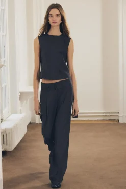 New CHALECO CRUZADO BOTONES ZW COLLECTION Mujer Tops / Bodies